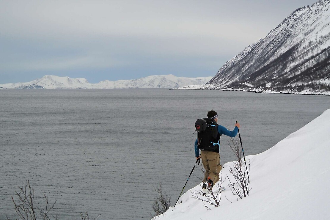 Scialpinismo primaverile a Bergsfjord