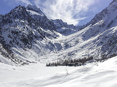 Sci ripido sui Tremila della Valle Stura