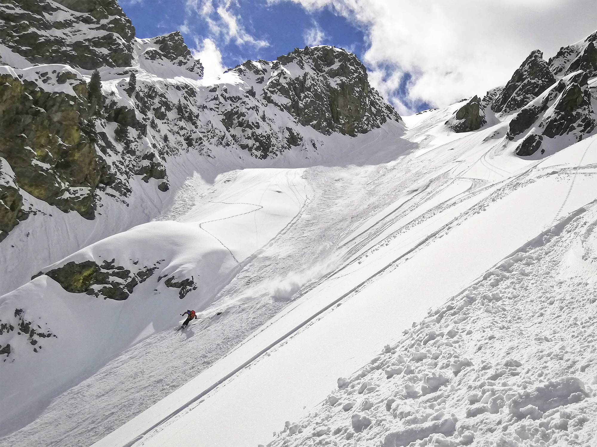 Sci ripido sui Tremila della Valle Stura