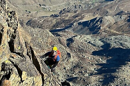 Visolotto Cresta Sud Est e traversata delle tre Punte