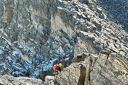 Visolotto Cresta Sud Est e traversata delle tre Punte
